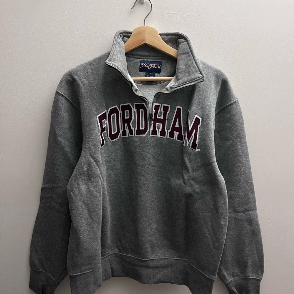 Fordham Unisex Quarter Zip Sweater